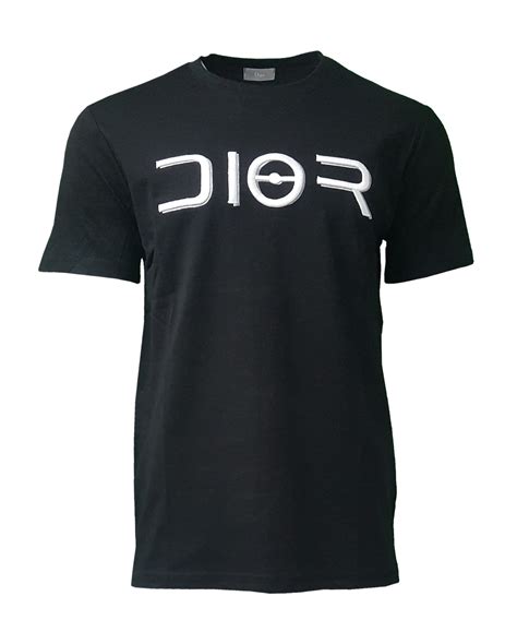 dior embroidered tee|dior men shirts.